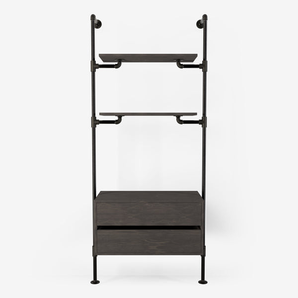 The Walk-In med kommode - (2 hylder + 1 kommode)